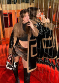 Italian Cowhide Wrap Skirt