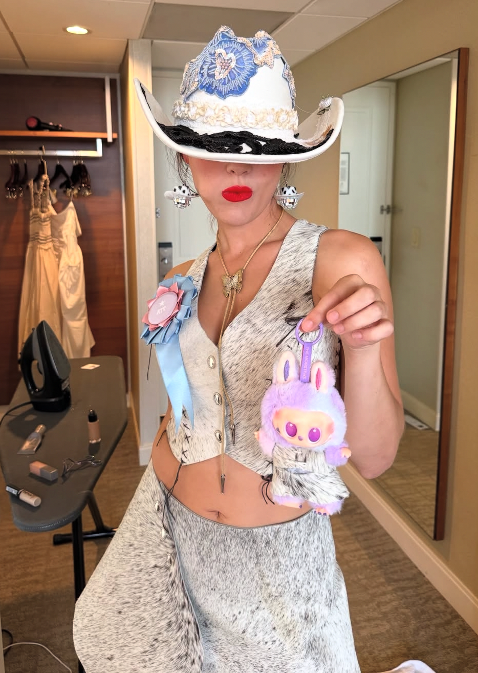 Italian Cowhide Wrap Skirt Pebbled