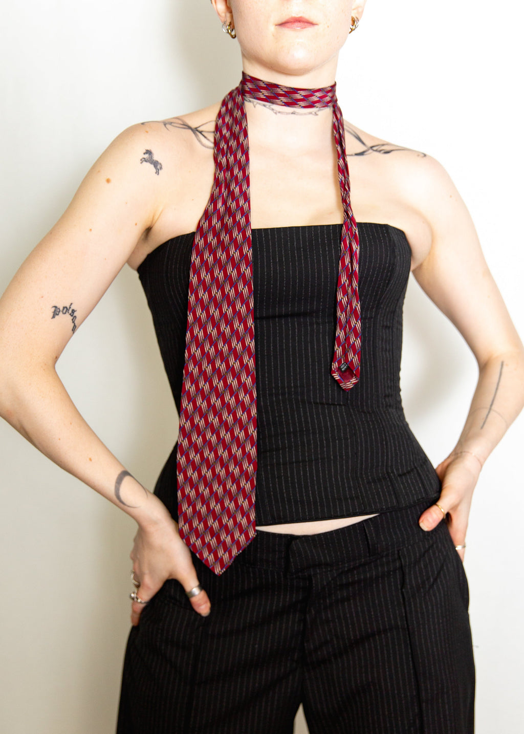 Pinstripe Corset