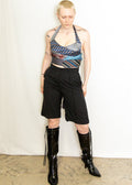 Pinstripe Bermuda Shorts