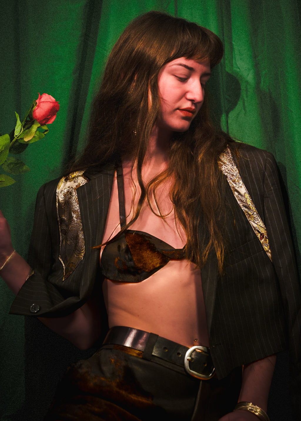 Lambskin Bra Top